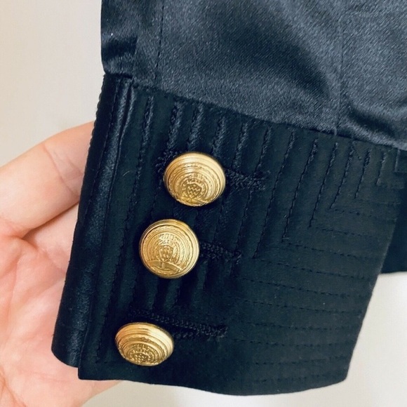 Balmain for H&M Black Silk Blouse - Picture 5 of 6